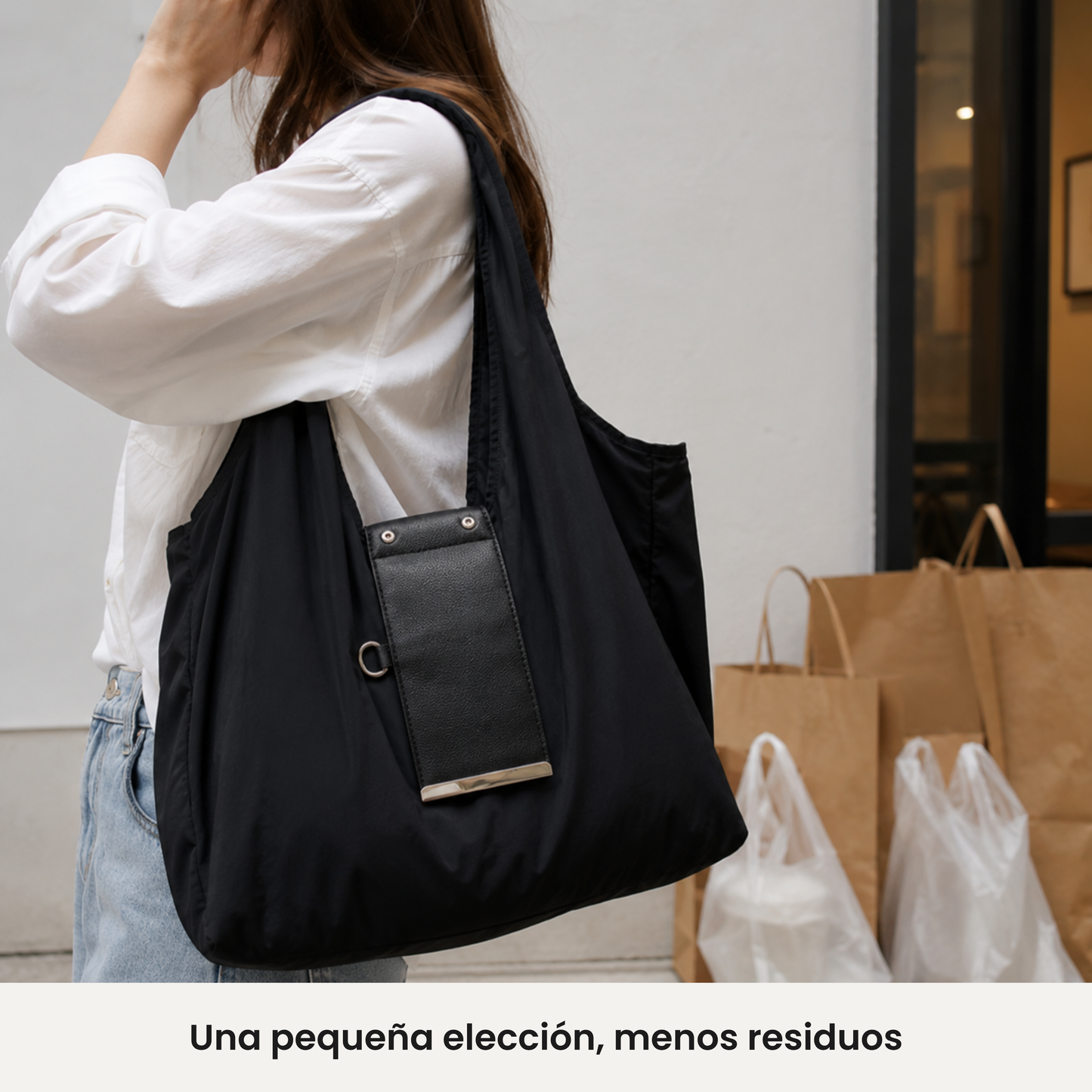 ToteLoop™ — Bolsa Plegable con Llavero
