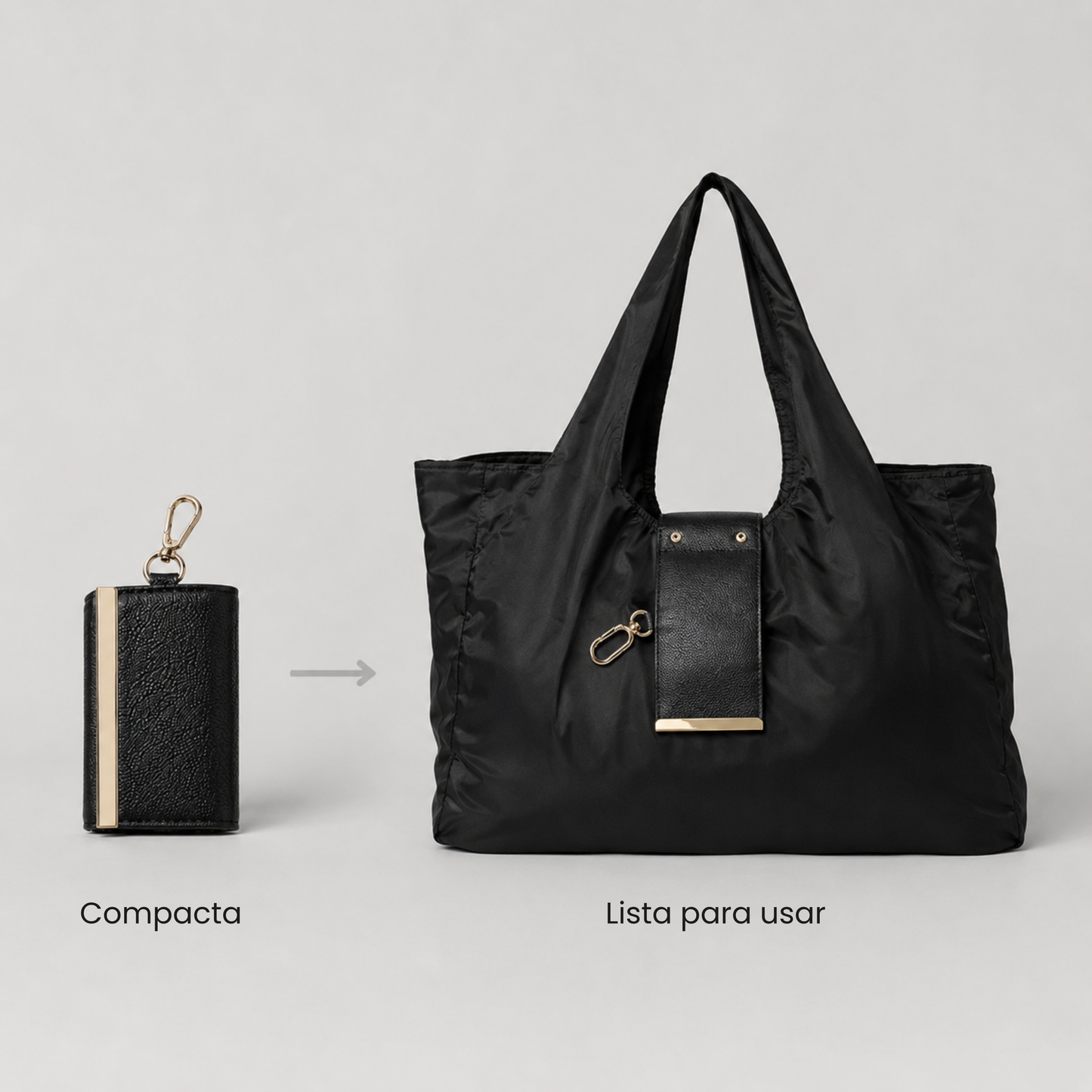 ToteLoop™ — Bolsa Plegable con Llavero