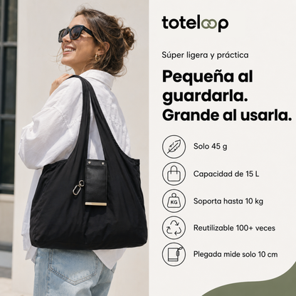 ToteLoop™ — Bolsa Plegable con Llavero